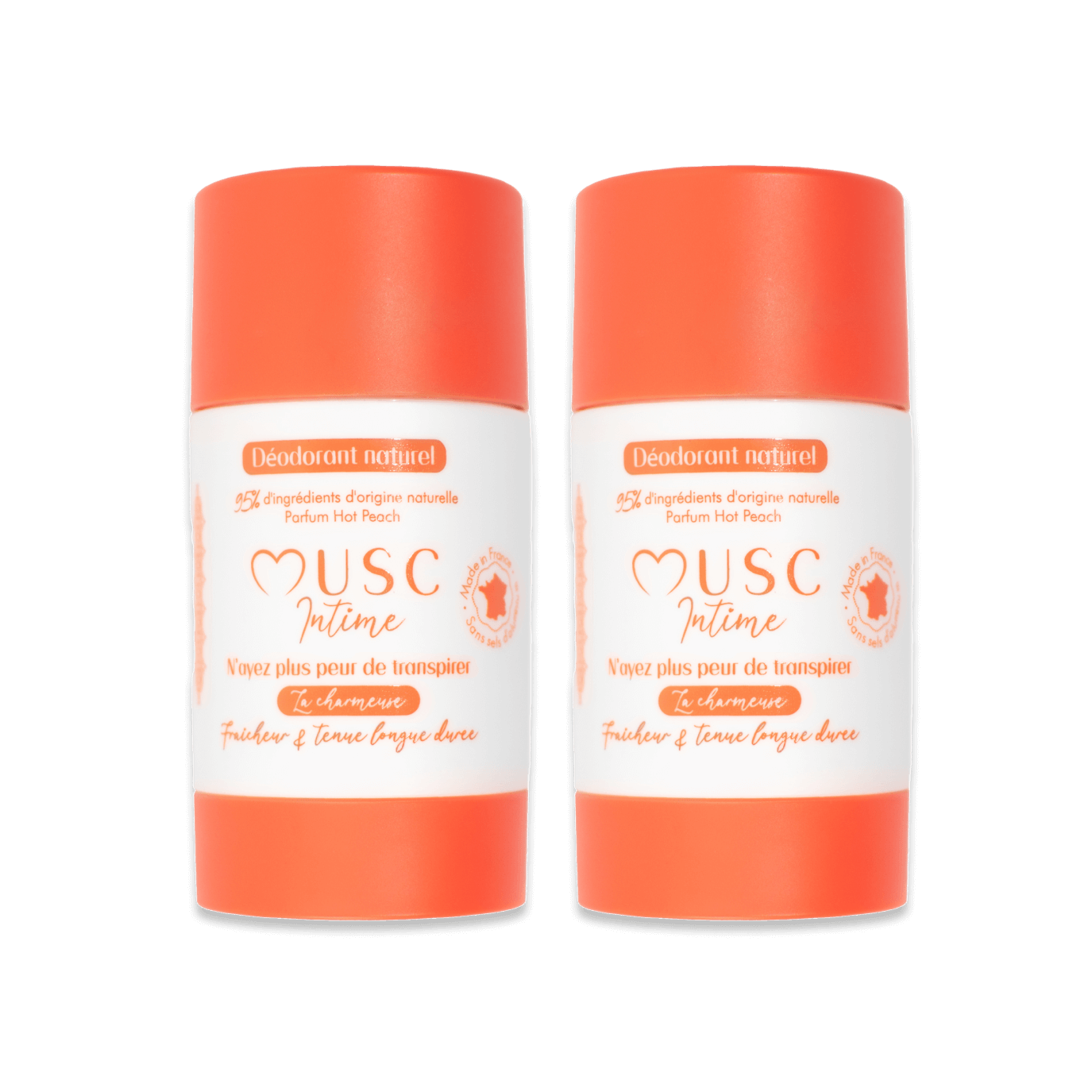 Déodorant Naturel à la Hot Peach - La Charmeuse