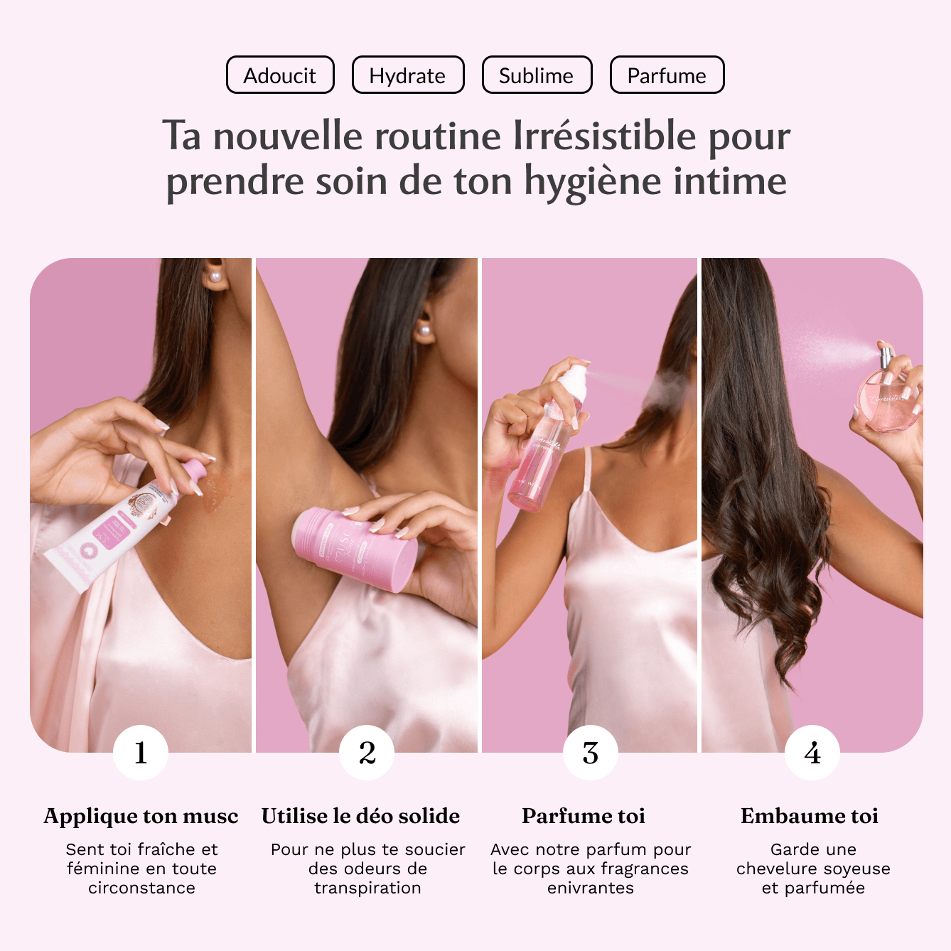 Parfum Corps au Musc Blanc - L'irrésistible