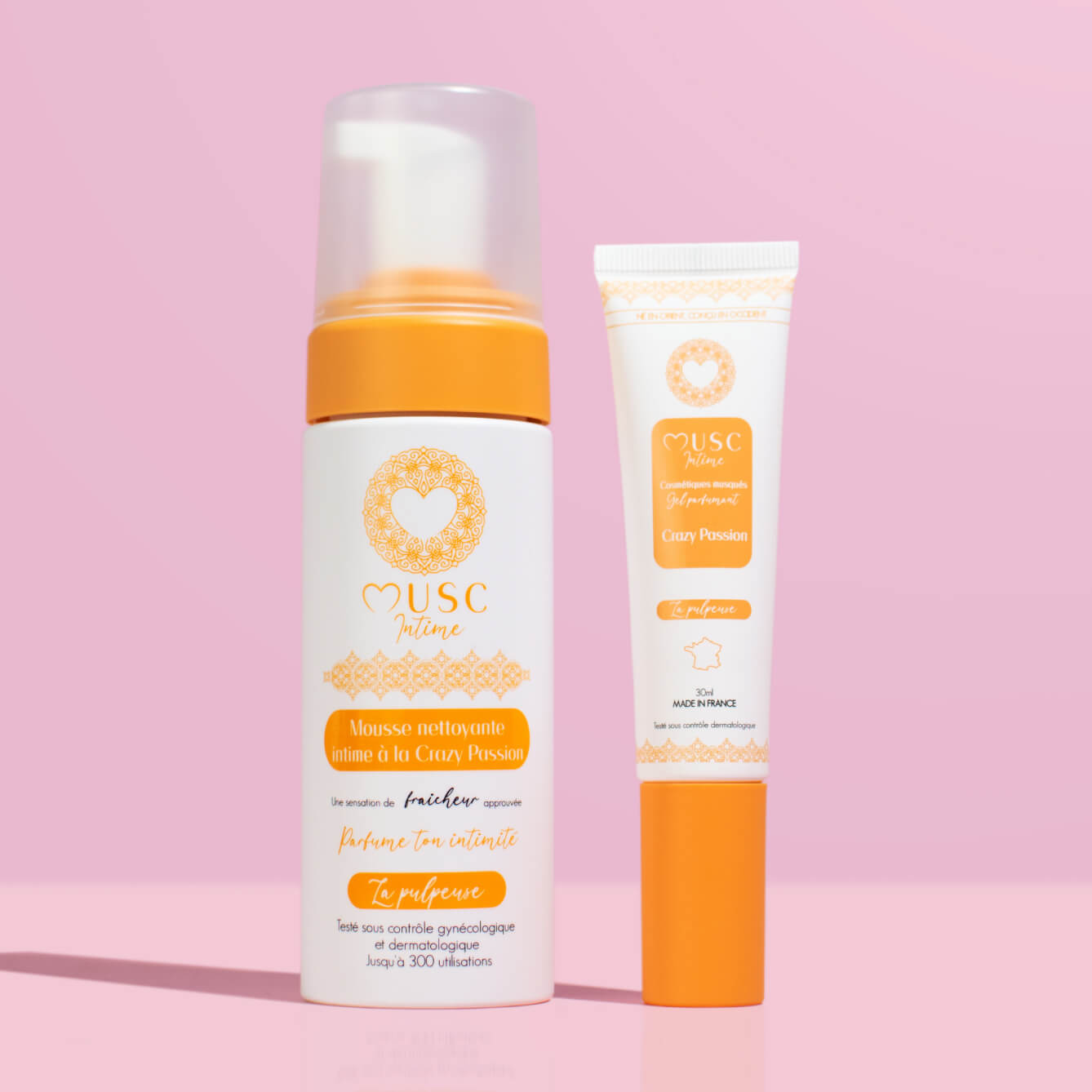 Mousse nettoyante intime à la Crazy Passion - La Pulpeuse (150ml)