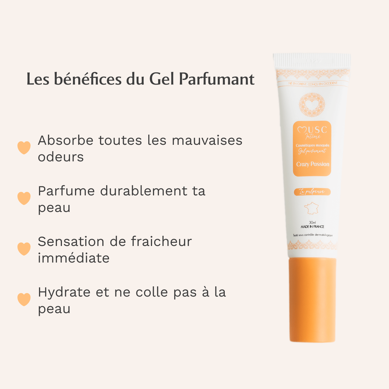 Gel Parfumant + Déodorant Crazy Passion