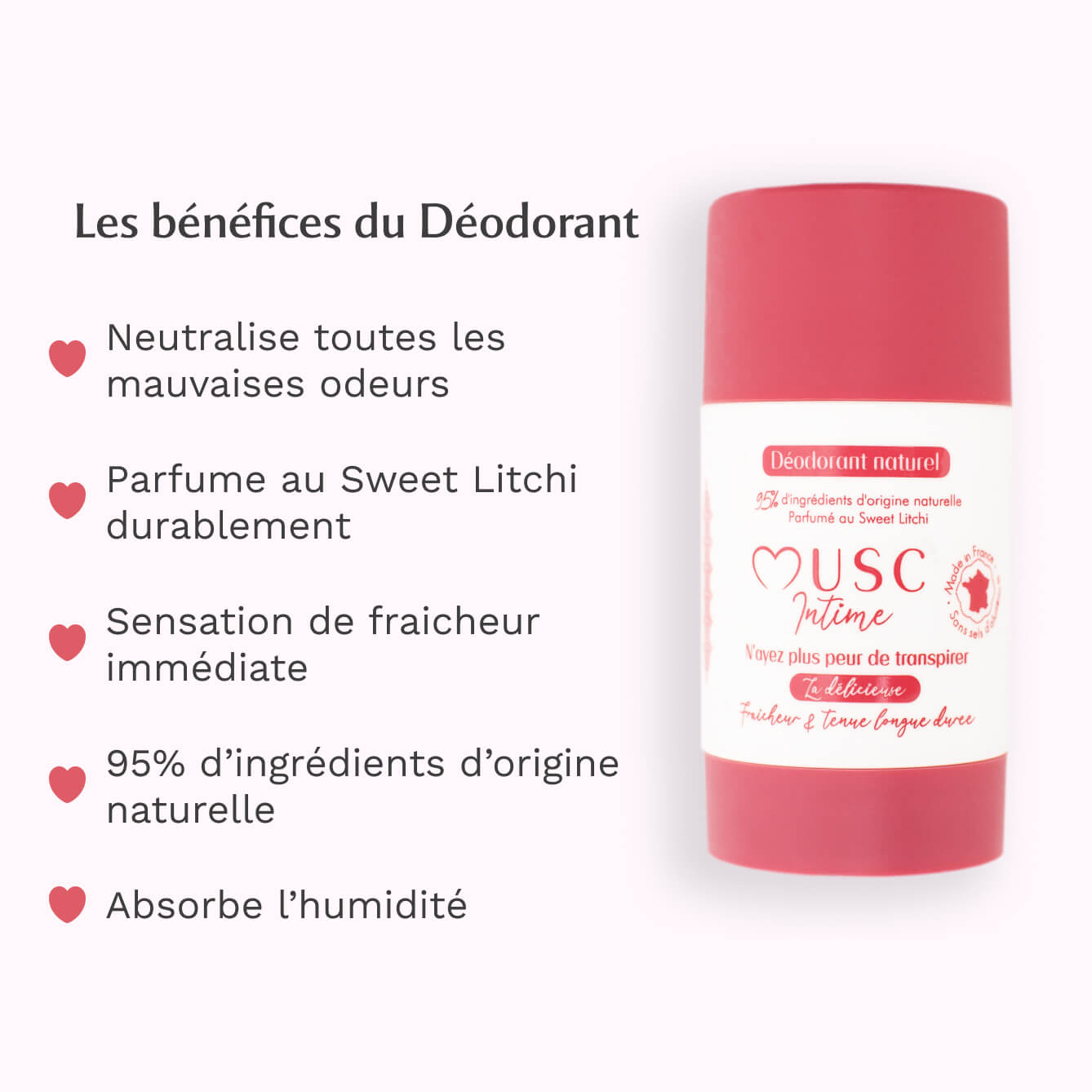 Déodorant au Sweet Litchi - La Délicieuse
