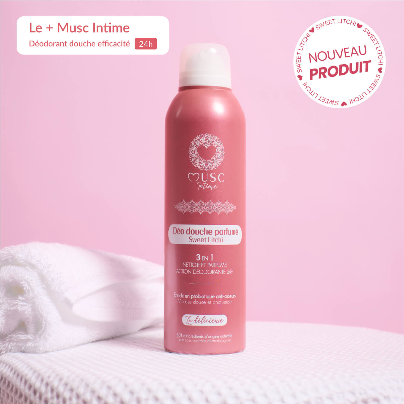 Déo douche parfumé Sweet Litchi - La Délicieuse