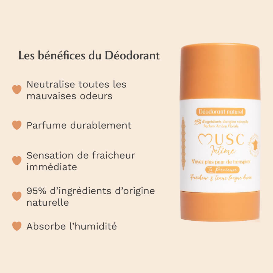 Déodorant Amber Flower - La Précieuse