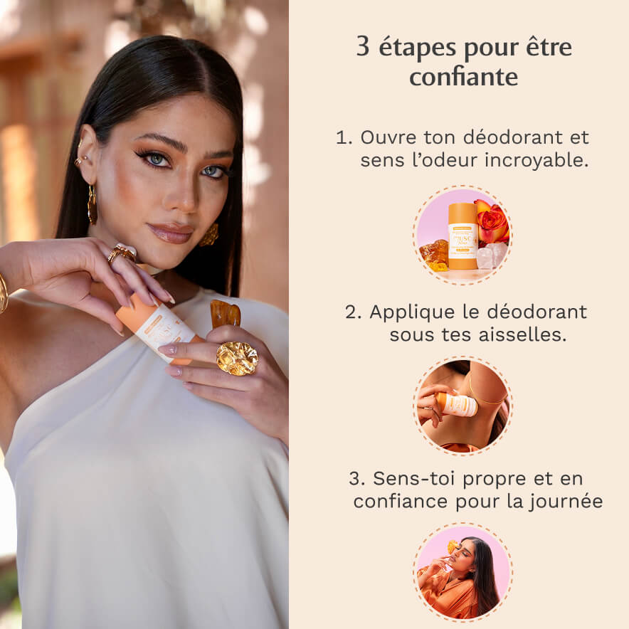 Déodorant Amber Flower - La Précieuse