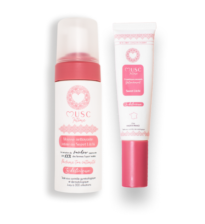 Mousse nettoyante intime au Sweet Litchi - La Délicieuse (150ml)