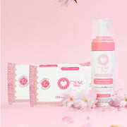 Mousse Nettoyante + 2 Lingettes Sakura