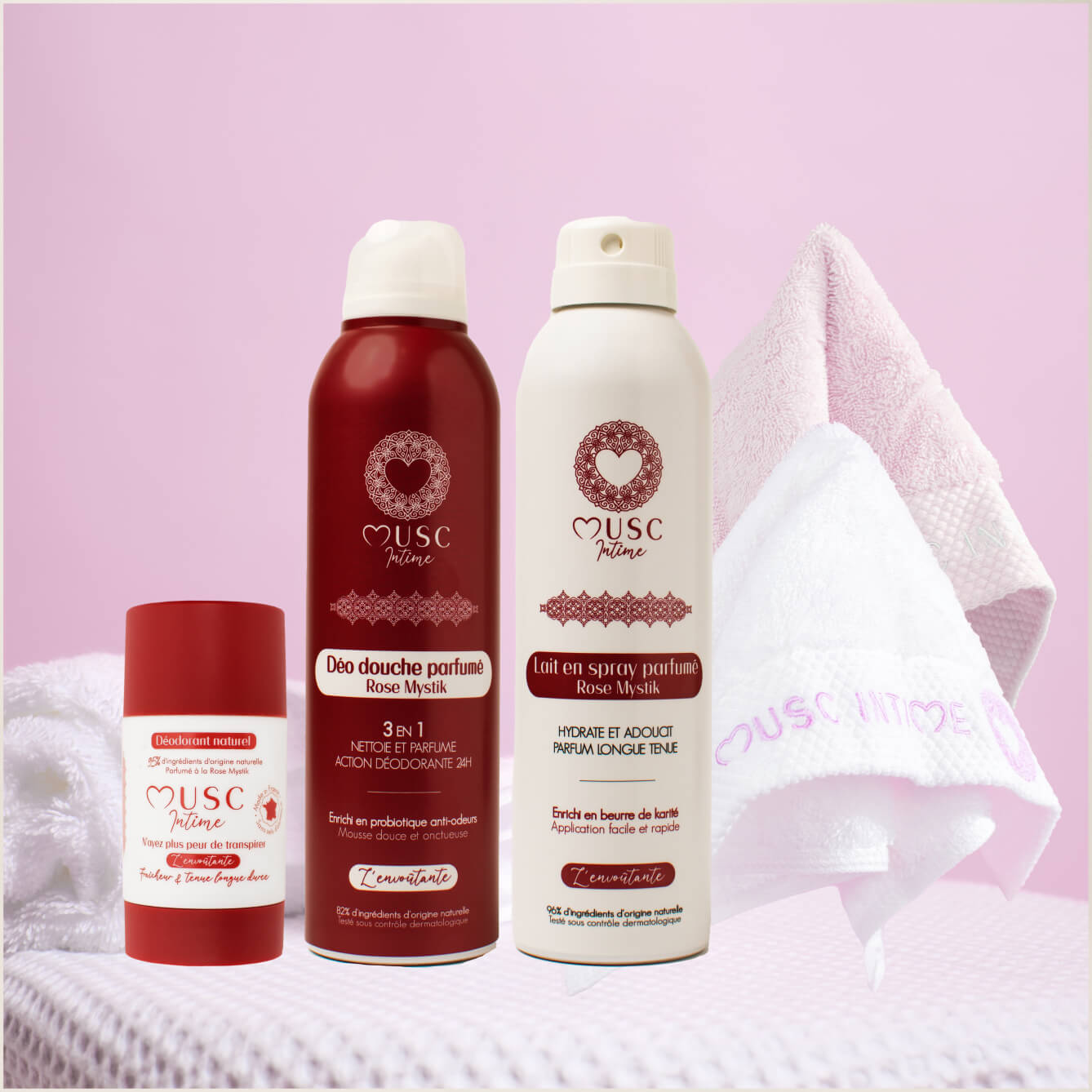 La routine fraîcheur de L’Envoûtante à la Rose Mystik