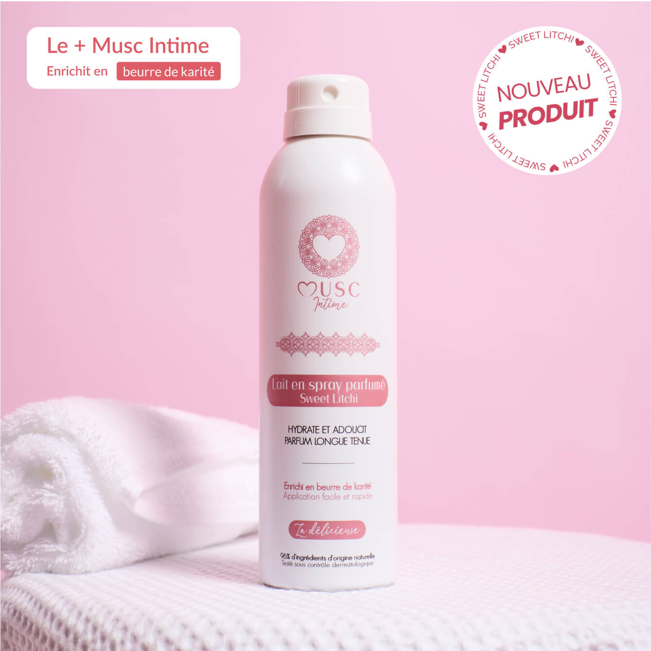 Lait en spray parfumé Sweet Litchi - La Délicieuse