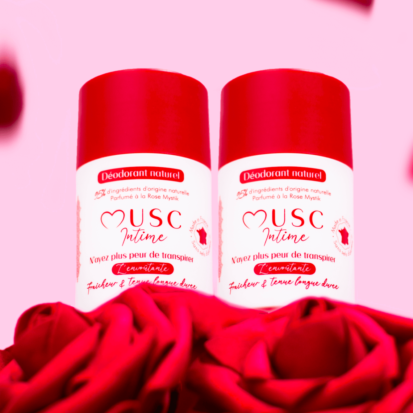 Lot de 2 Déodorants à la Rose Mystik