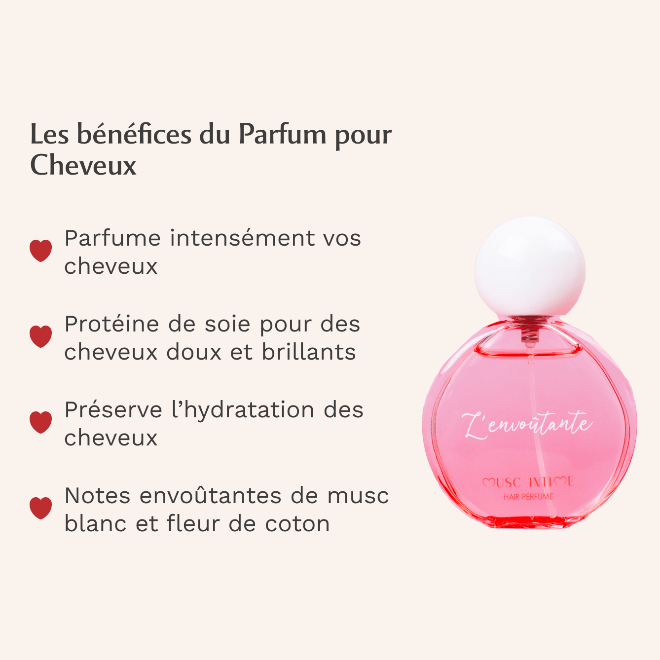 Parfum Corps  + Parfum Cheveux Rose Mystik