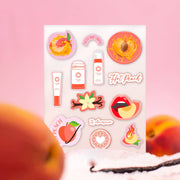 Planche Stickers Hot Peach